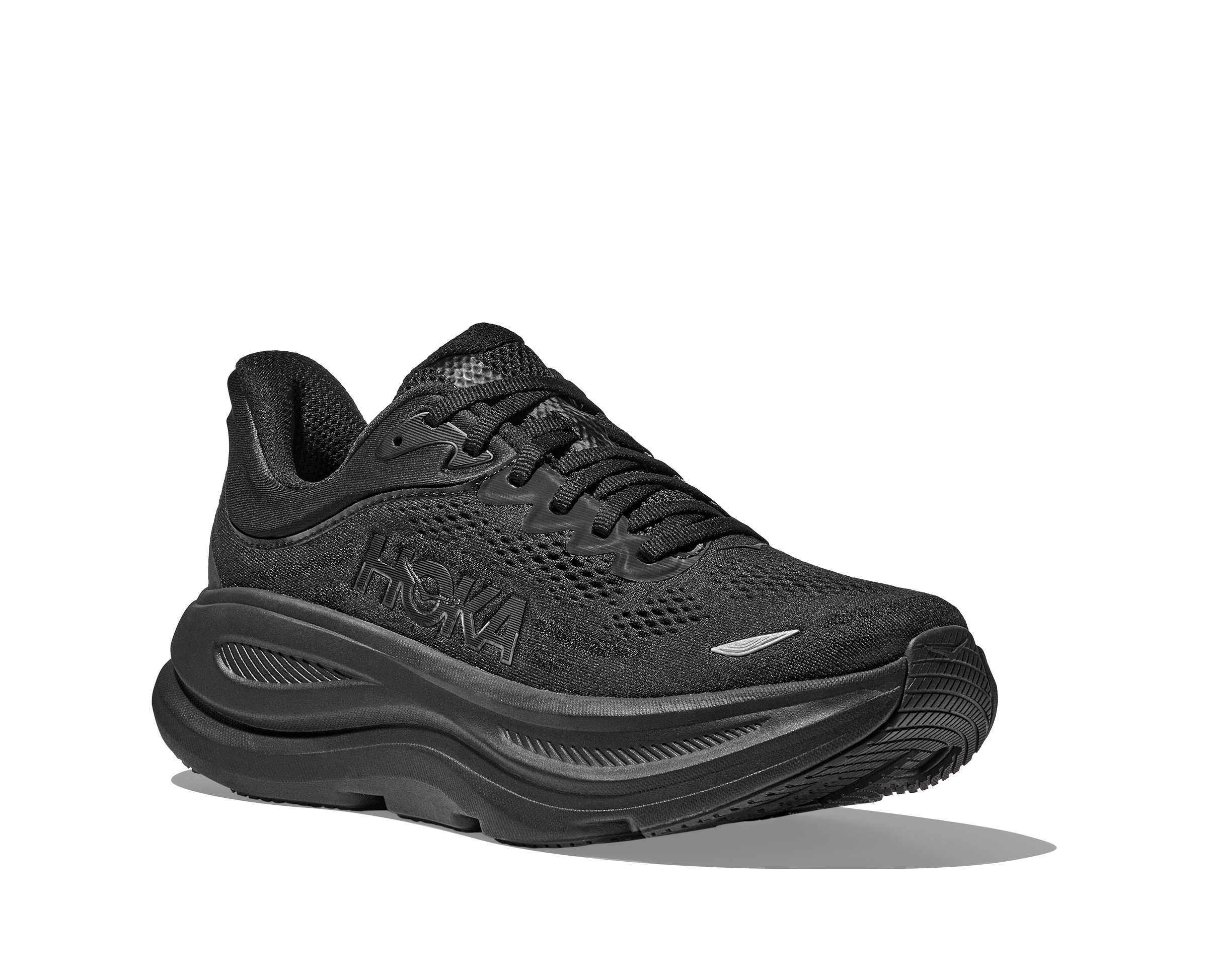 Hoka One One W Bondi 9 Wide - Black/Black - 4