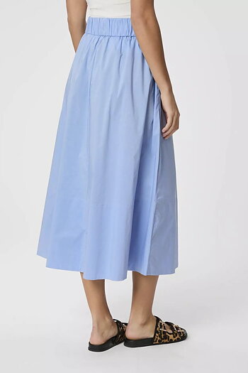 Neo Noir  - Yara Poplin Skirt Sky Blue