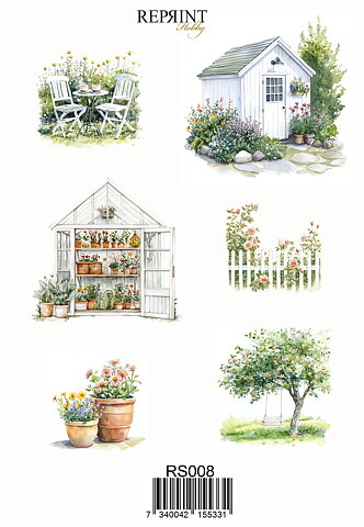 Stickers Reprint - Summer Collection -  11x16 cm