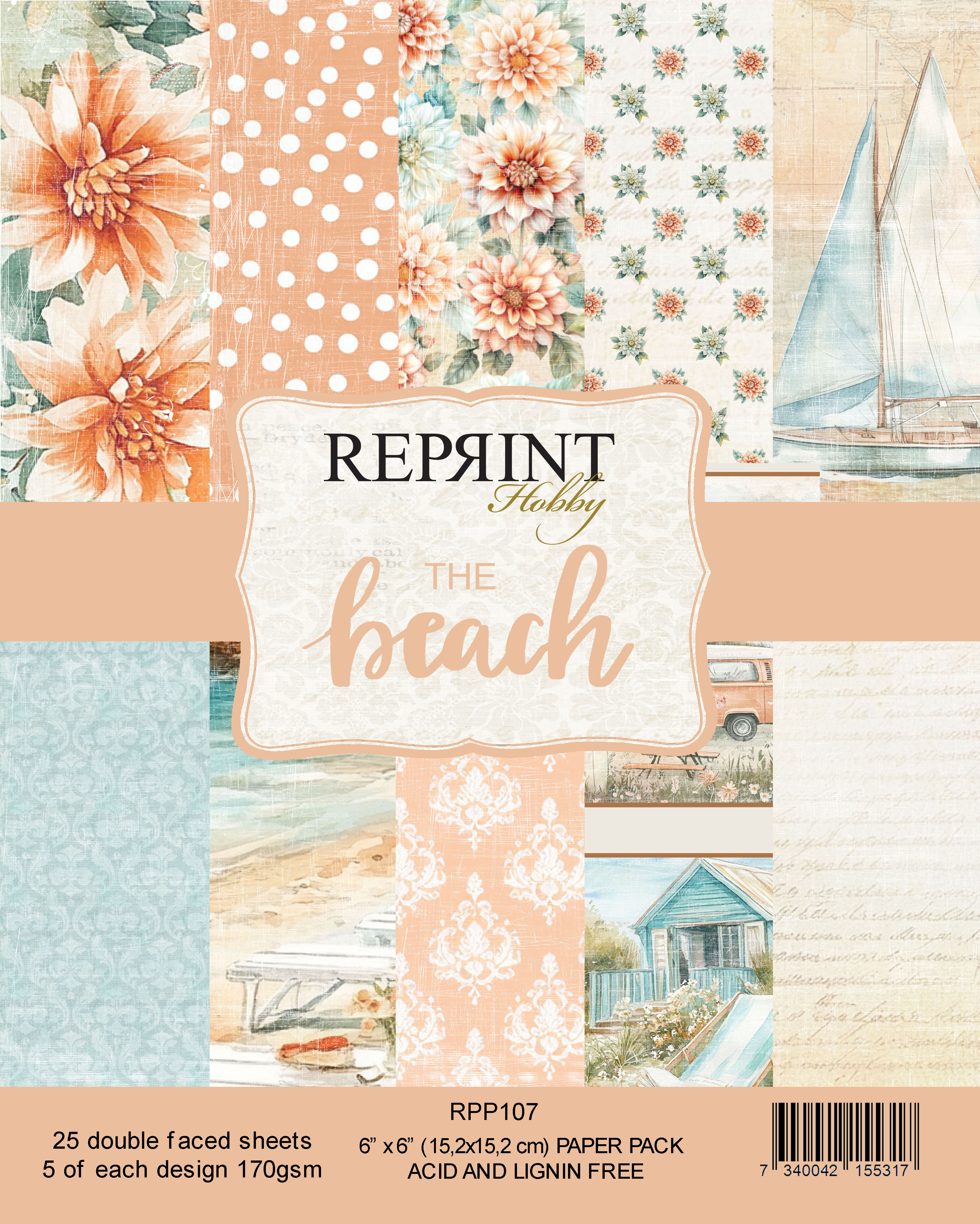 Paperpack Reprint - The Beach  Collection -  6x6