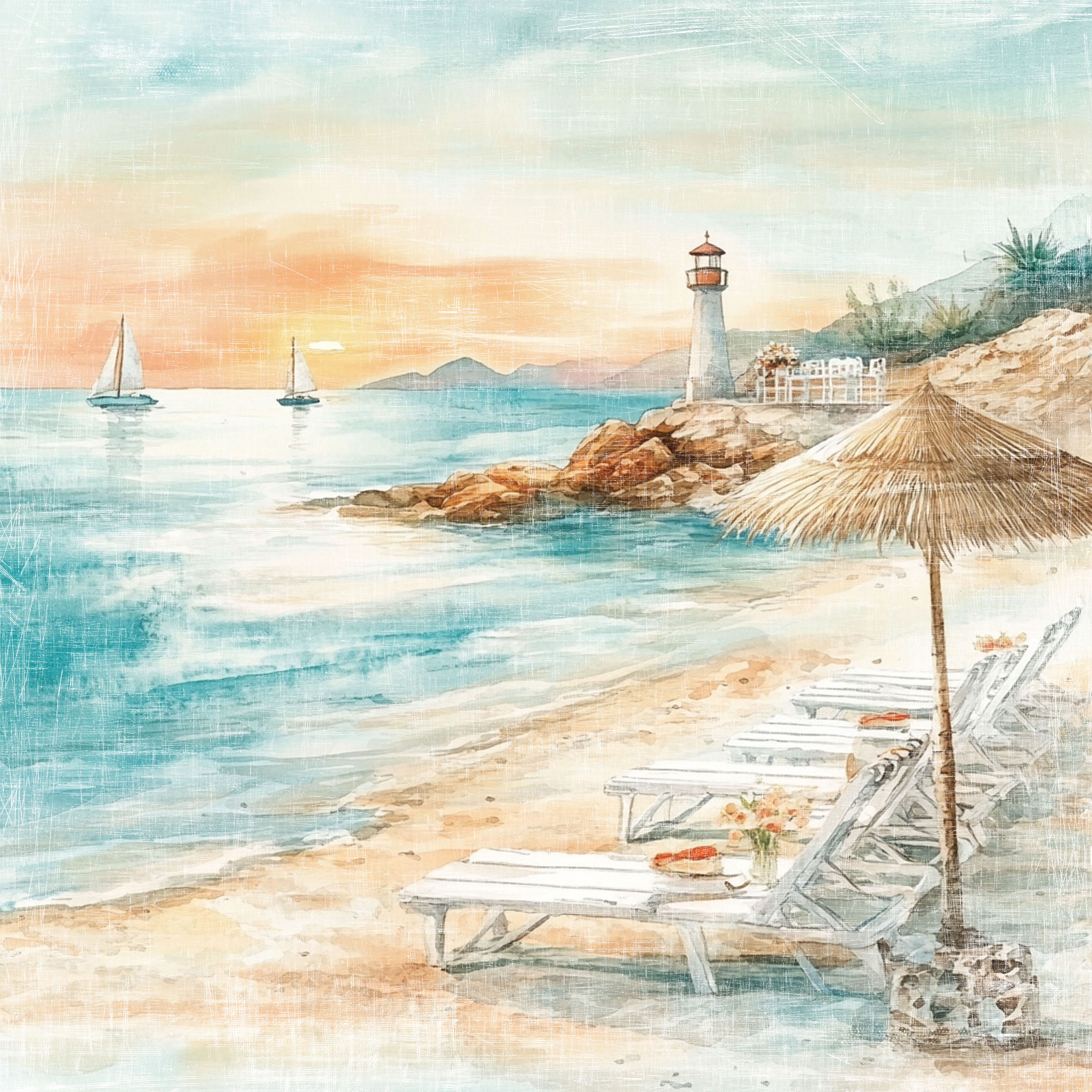 Paperpack Reprint - The Beach  Collection -  6x6 - 8