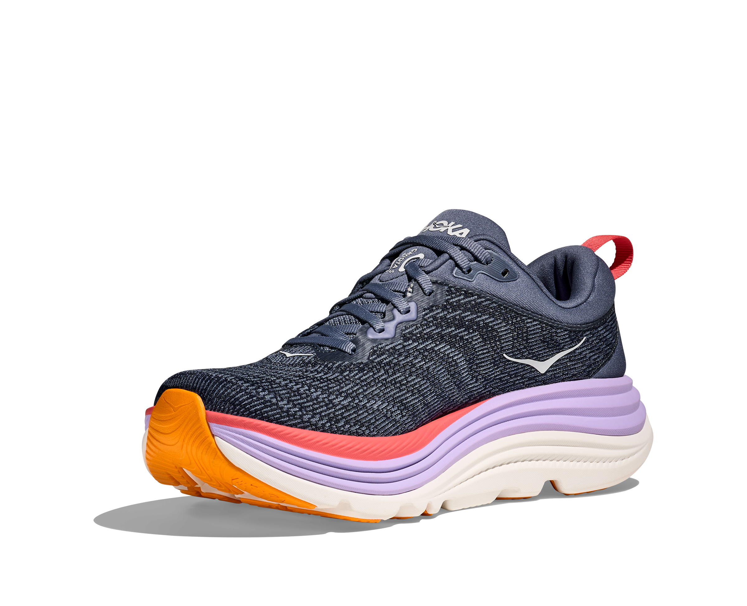 Hoka One One W Gaviota 5 Wide - Anchor/Grapefruit - 3
