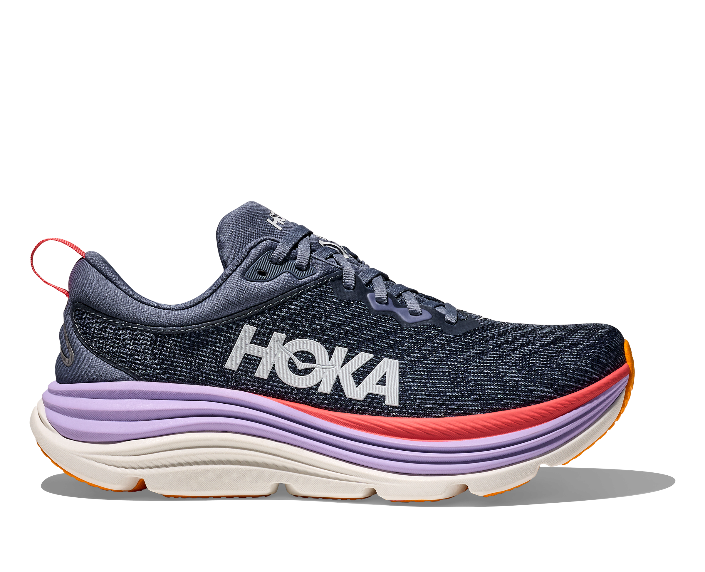 Hoka One One W Gaviota 5 Wide - Anchor/Grapefruit
