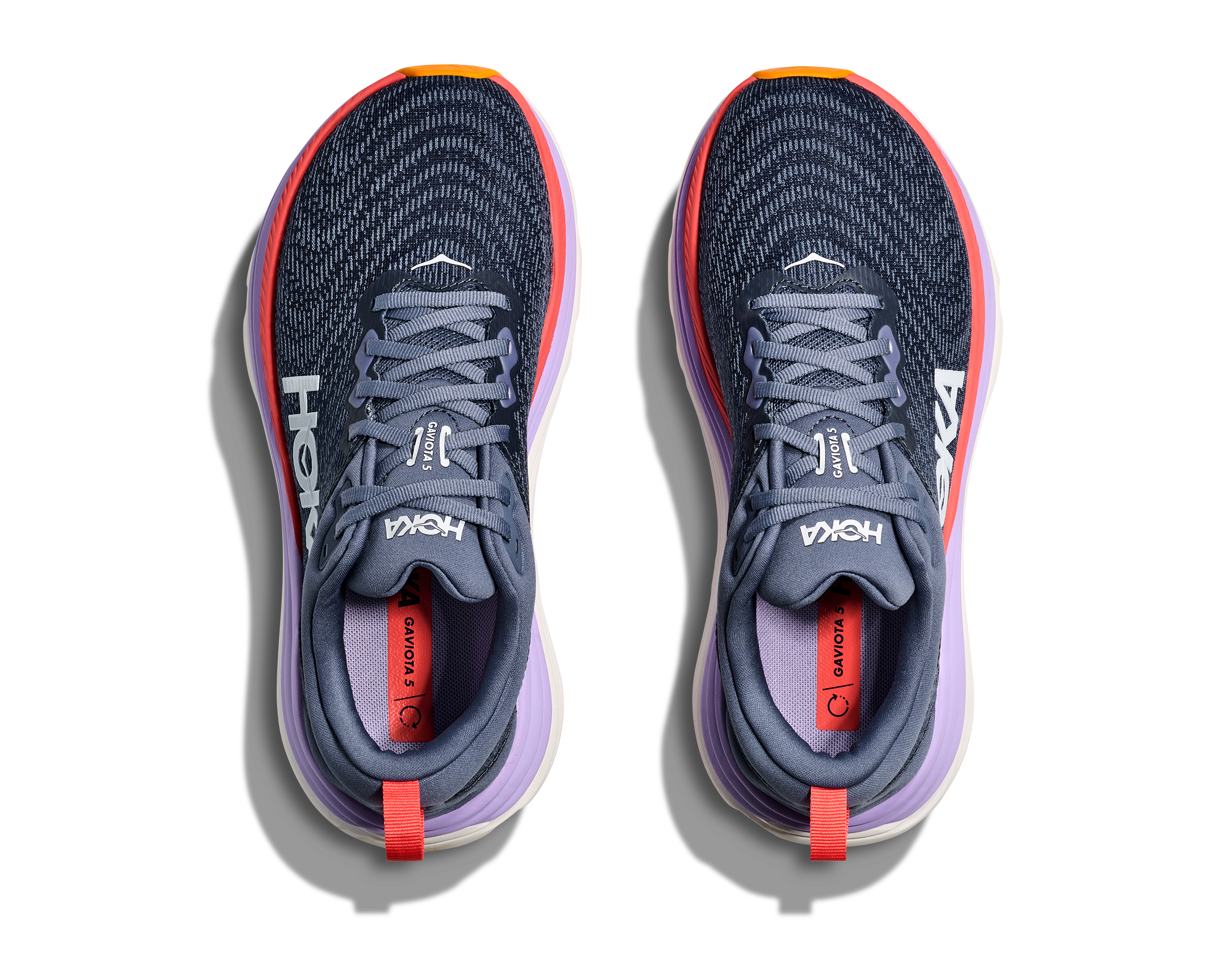 Hoka One One W Gaviota 5 Wide - Anchor/Grapefruit - 7