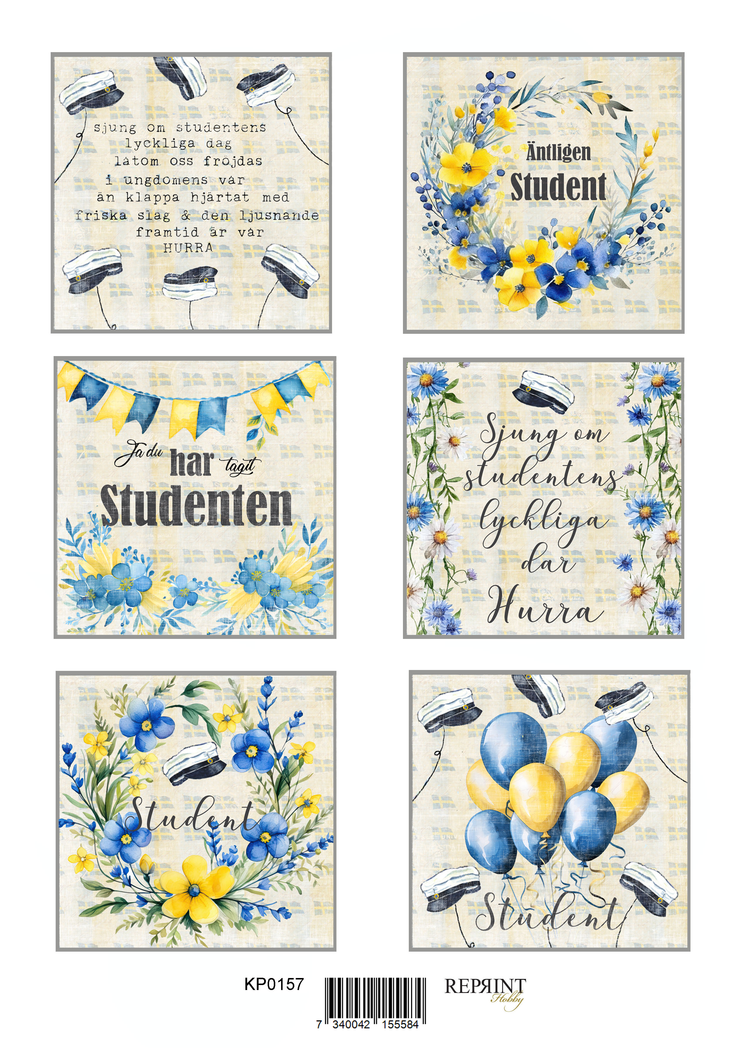 Papper Klippark - Student  Tags 3 -  A4