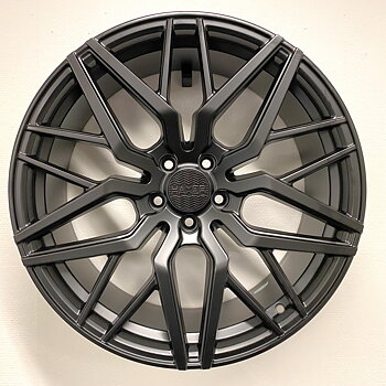 20" HAXER WHEELS HX035 - DULL BLACK - 5x112 8.5x20 ET33 66.6