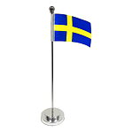 Bordsflagga, Höjd 315 mm. Ø70 mm.