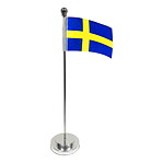Bordsflagga, Höjd 315 mm. Ø70 mm.