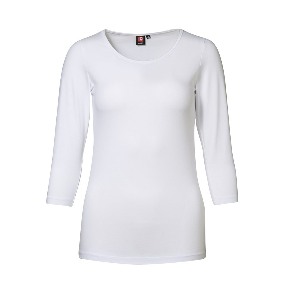 T-shirt Dam ¾ ärm - Vit 