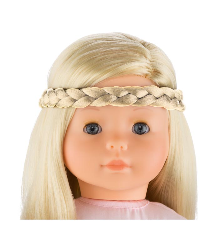Corolle Dockaccessoar Hårband fläta blond - 3