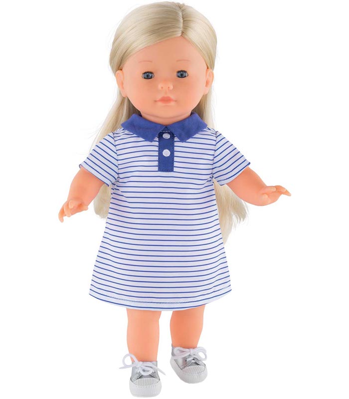 Corolle Dockkläder 36M Polo Dress blå - 2