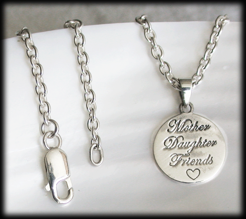 Älskade mamma - Ett Mor & Dotter halsband i Äkta silver. - 4