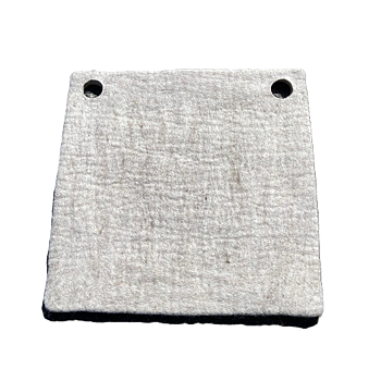 Wooldesign stolsdyna i tovad ull, 37x37 cm, beige