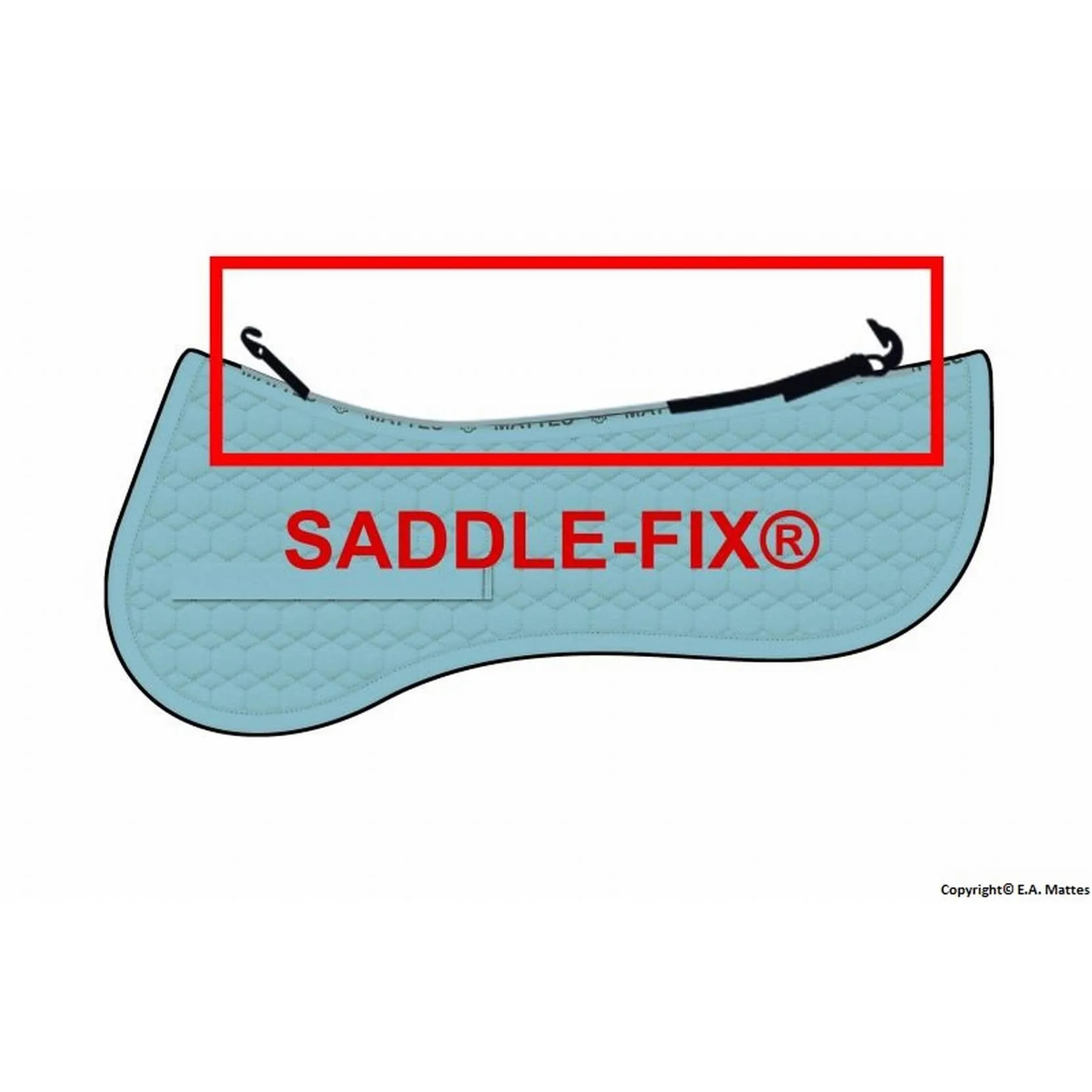 Mattes standard saueskinns pad Saddle-Fix - 2