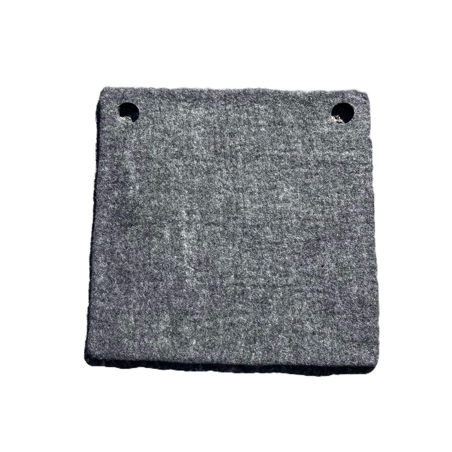 Wooldesign stolsdyna i tovad ull, 37x37 cm, grafitgrå