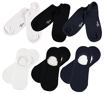 6-Pack Topeco No-show & Sneaker i Bambu