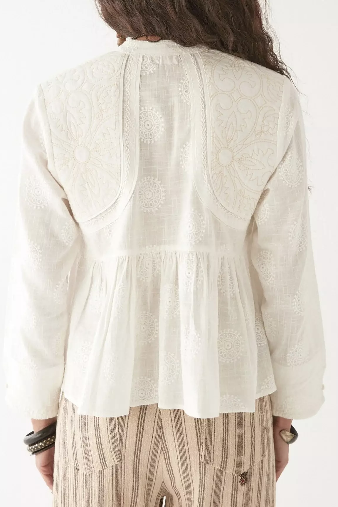 Maison Hotel - Ariana Blouse Mosaique Ivory - 3