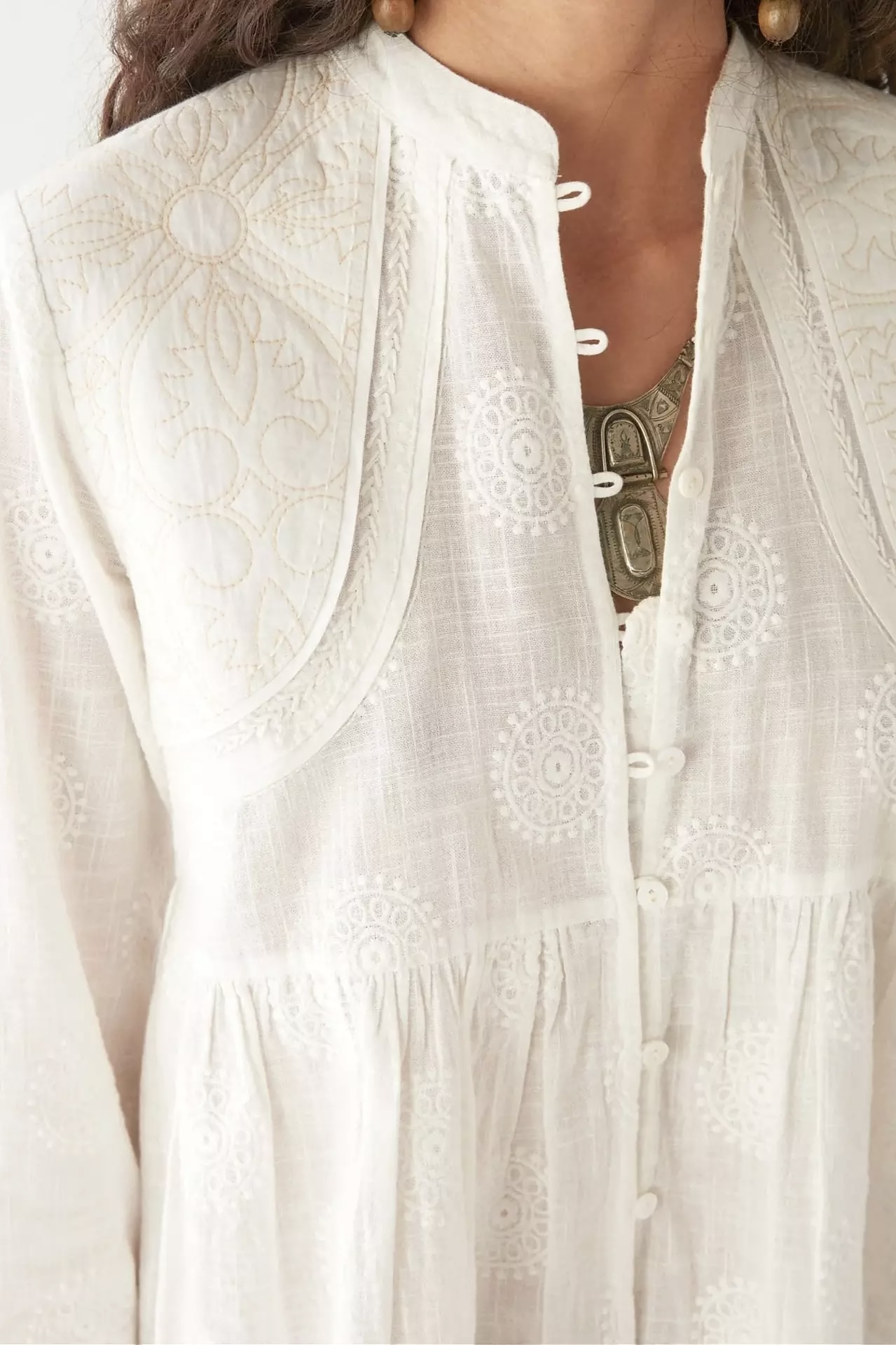 Maison Hotel - Ariana Blouse Mosaique Ivory - 6