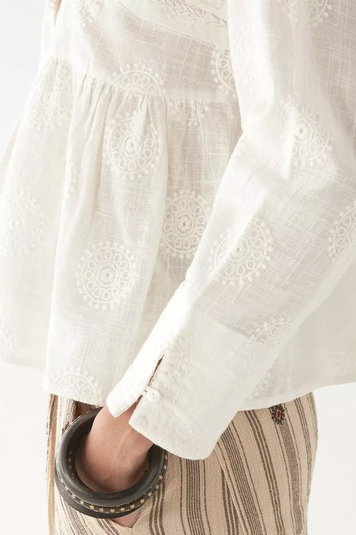 Maison Hotel - Ariana Blouse Mosaique Ivory - 4