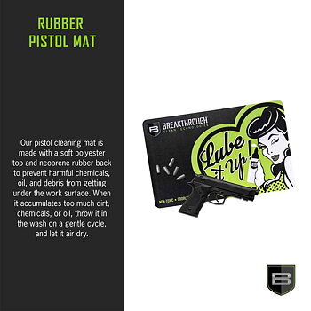 Breakthrough Gun Cleaning Mat - Pistol 2