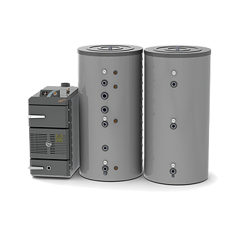 Vedpaket Lambda II 35kW pluspaket 2x750l