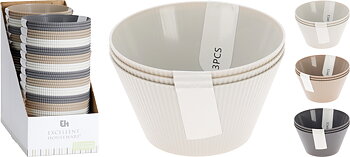 Skål PP 12x6,9cm 3-pack