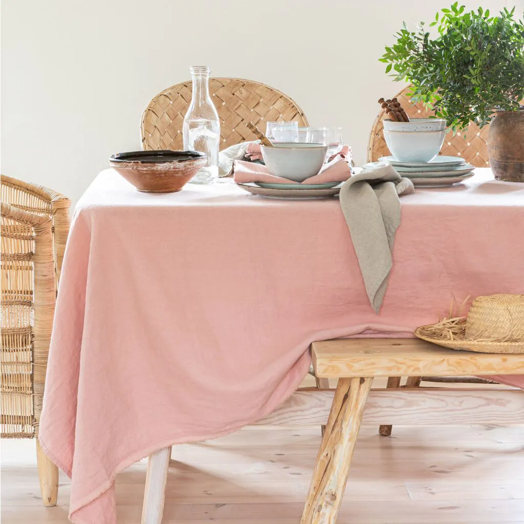 AXLINGS LINNE Duk Boheme sotad rosa - 2