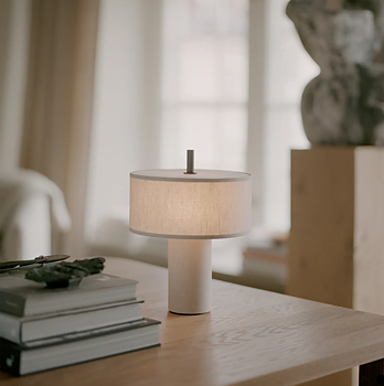 Margin laddbar bordslampa - Beige