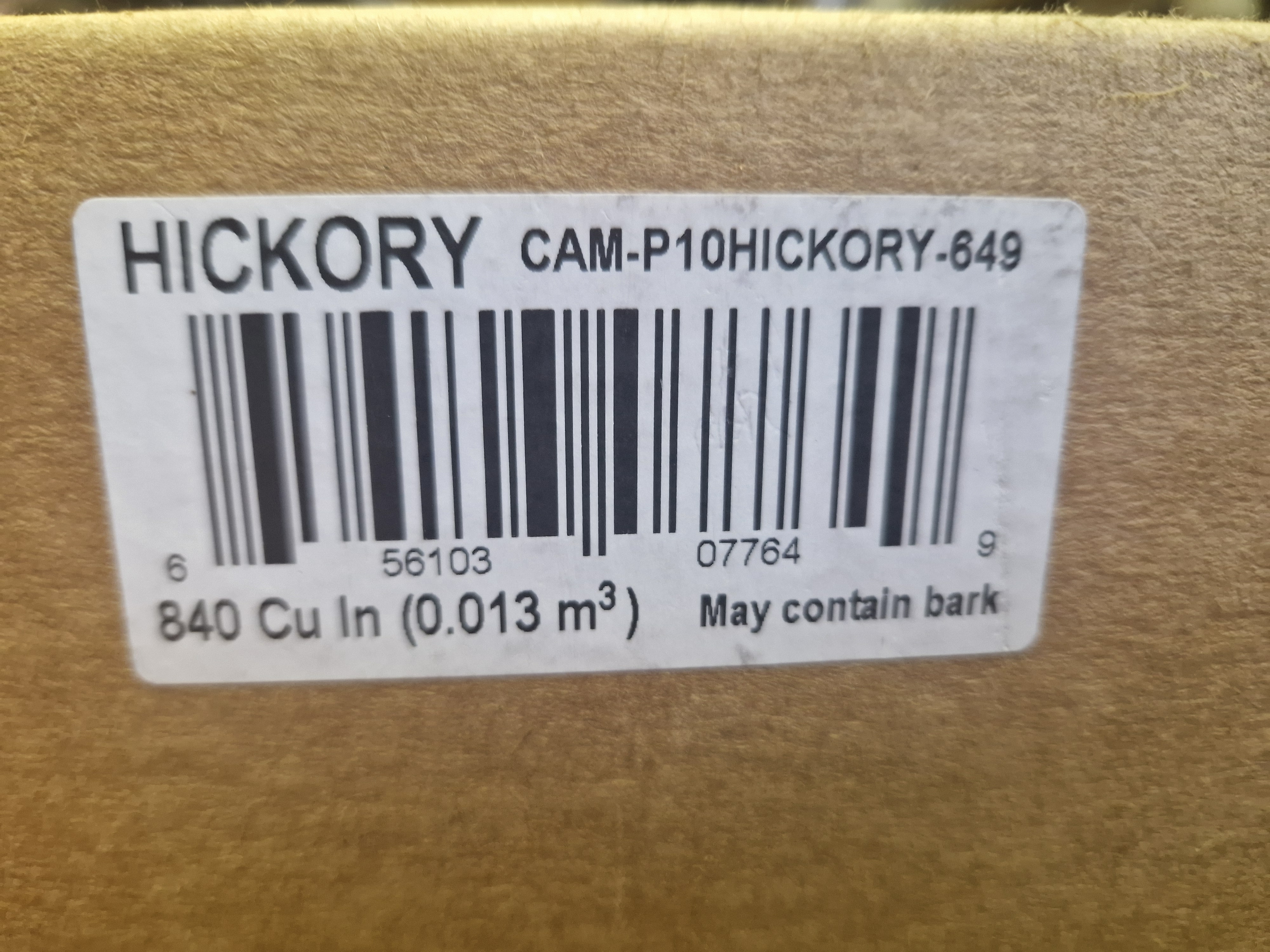 Rökträ chunks av hickory 13 liter/ca 6,5 kg - 2