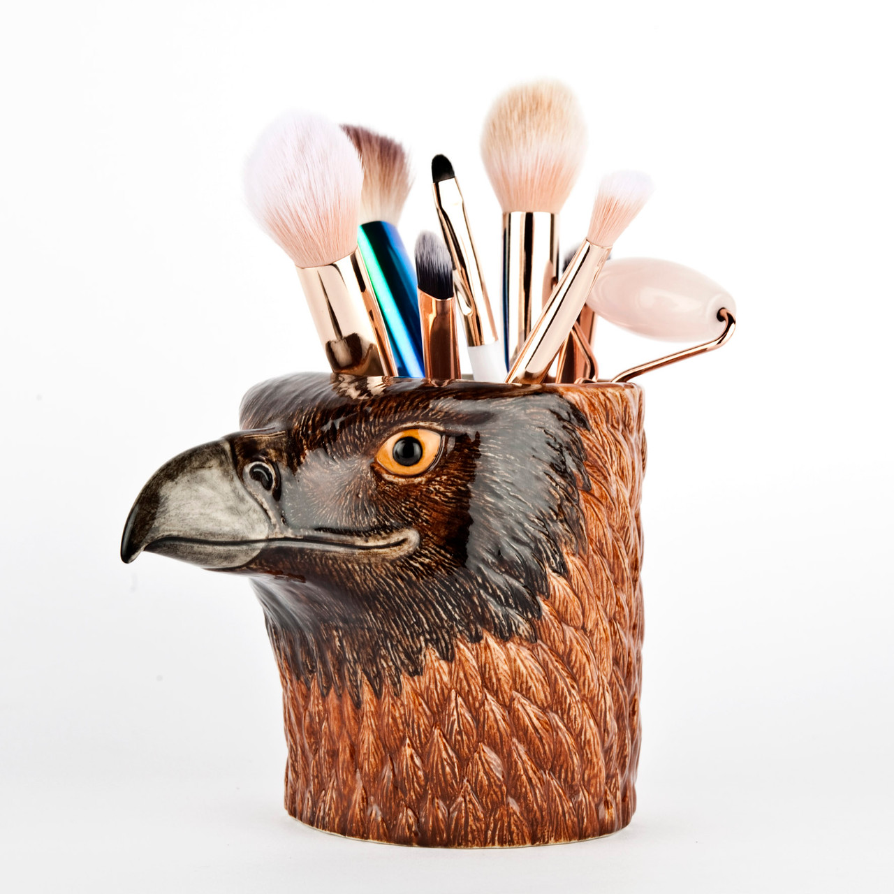 Pennkopp Eagle, Handmålat stengods från Quail Ceramics - 3