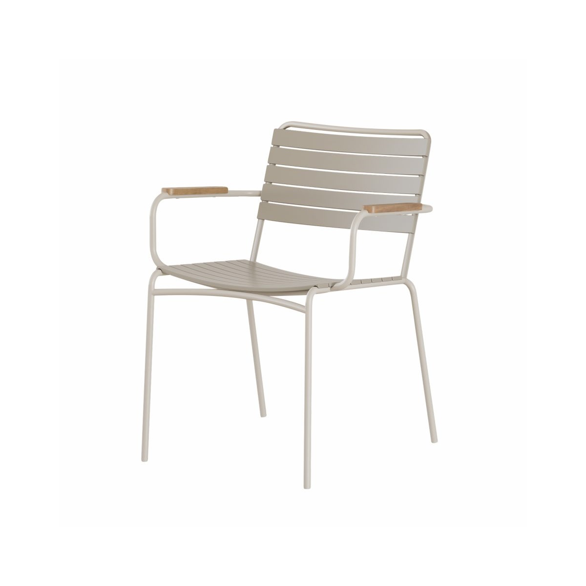 Stol Matic teak / sand metall Cinas