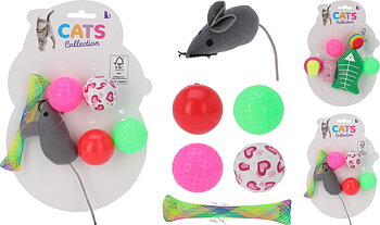 Kattleksak 6st set