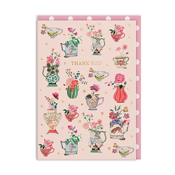 Thank you Vases Greeting Card