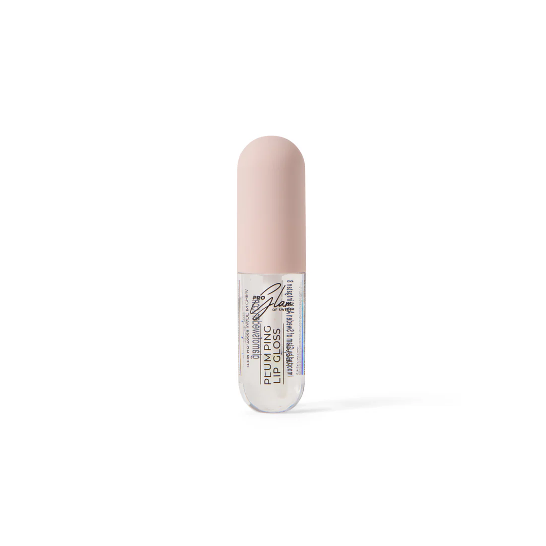 Plumping lip gloss clear