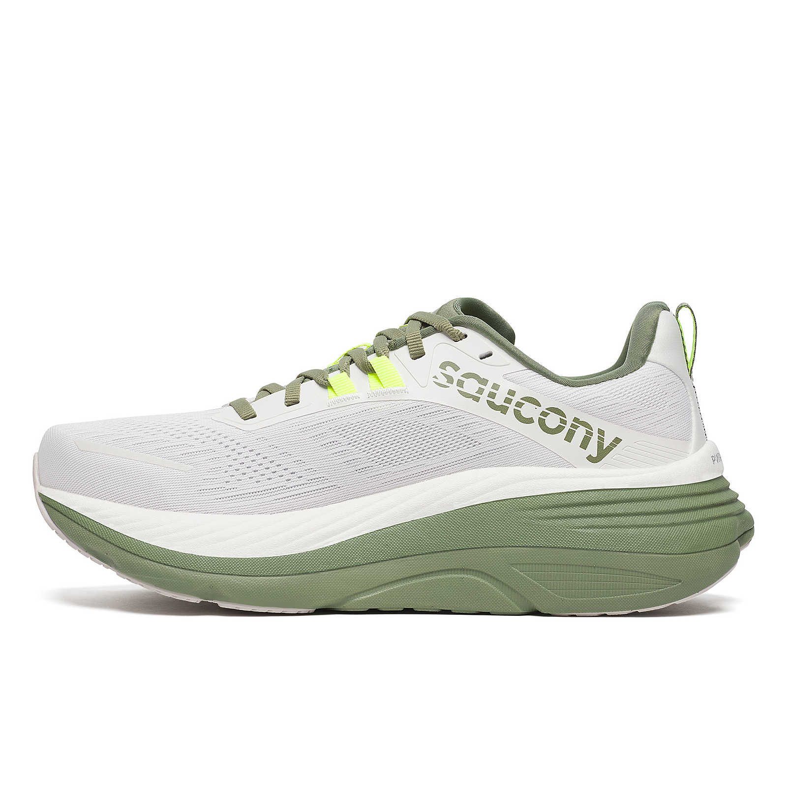 Saucony Hurricane 24 M - White/Olivine - 2