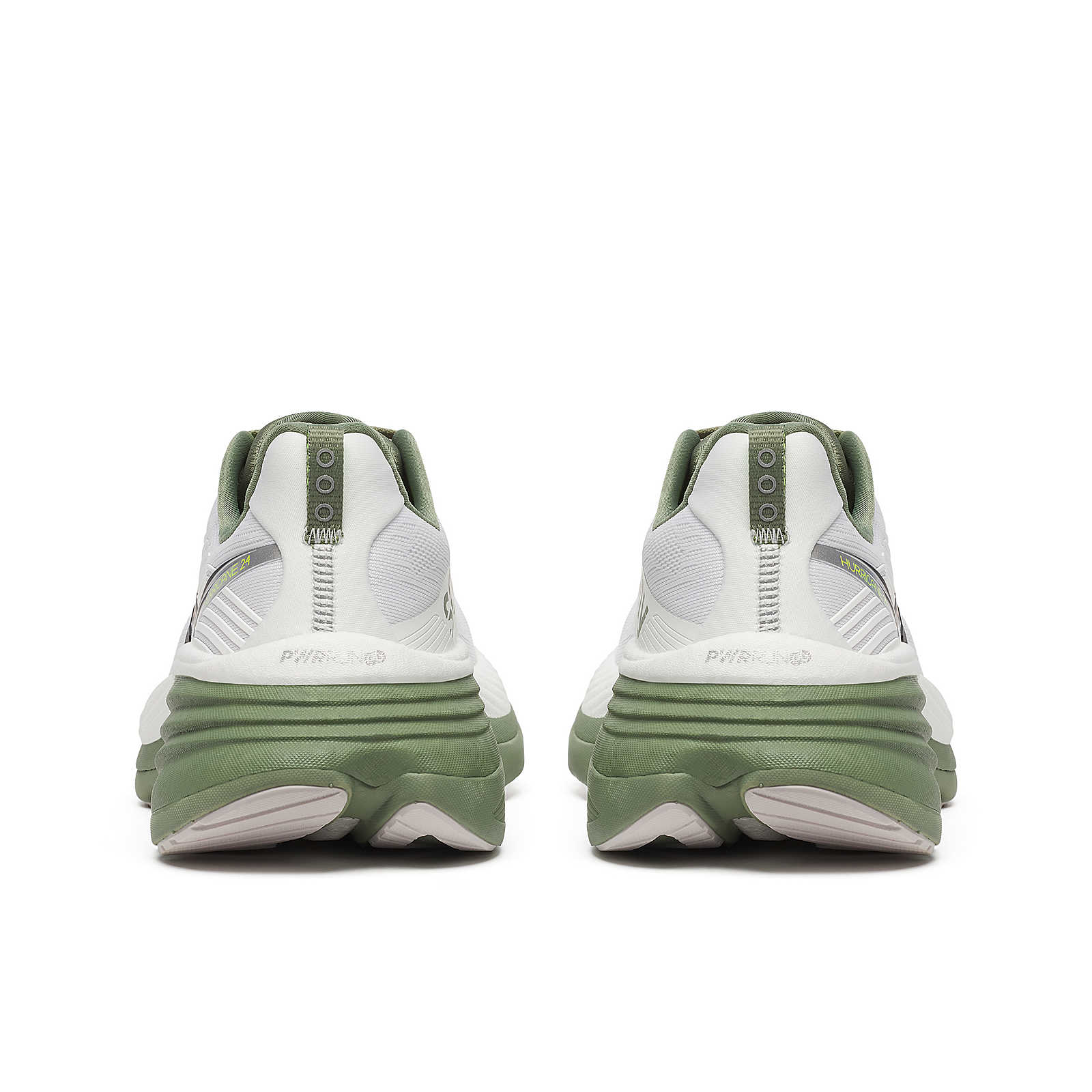 Saucony Hurricane 24 M - White/Olivine - 4