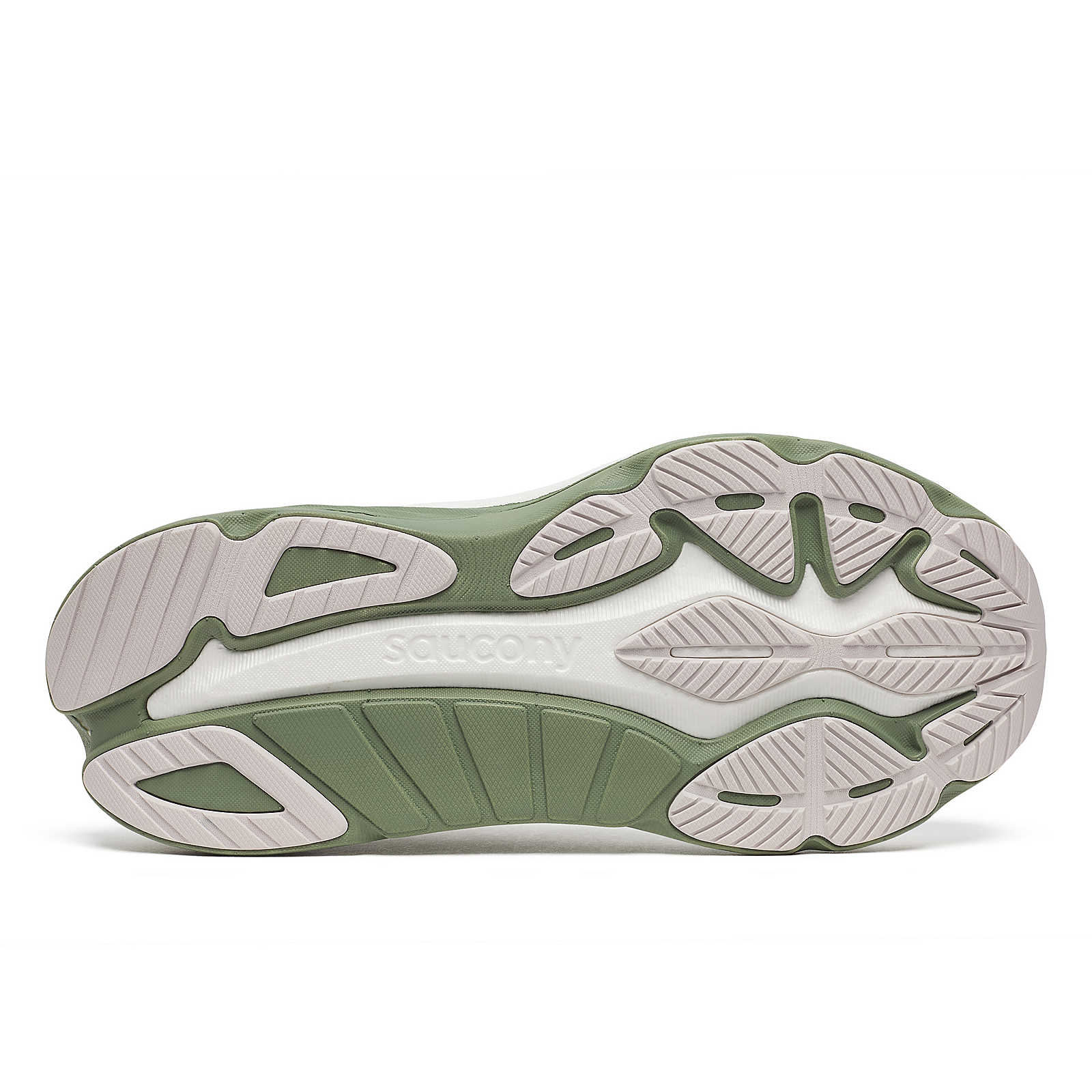 Saucony Hurricane 24 M - White/Olivine - 6