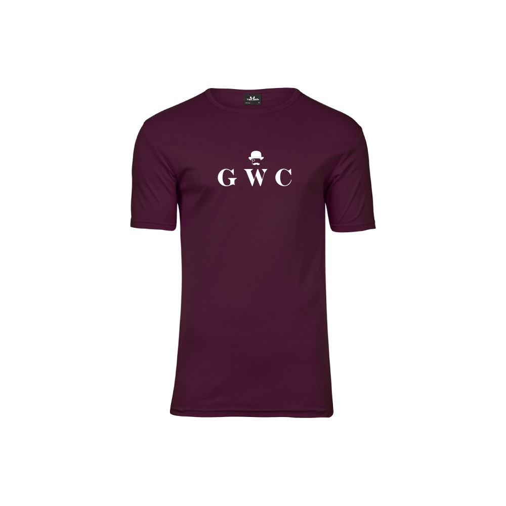 GWC Fitted T-shirt Vinröd