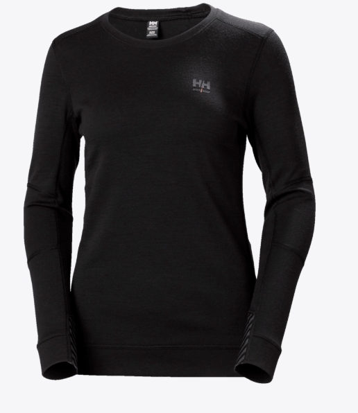 W HH LIFA MERINO CREWNECK Dam