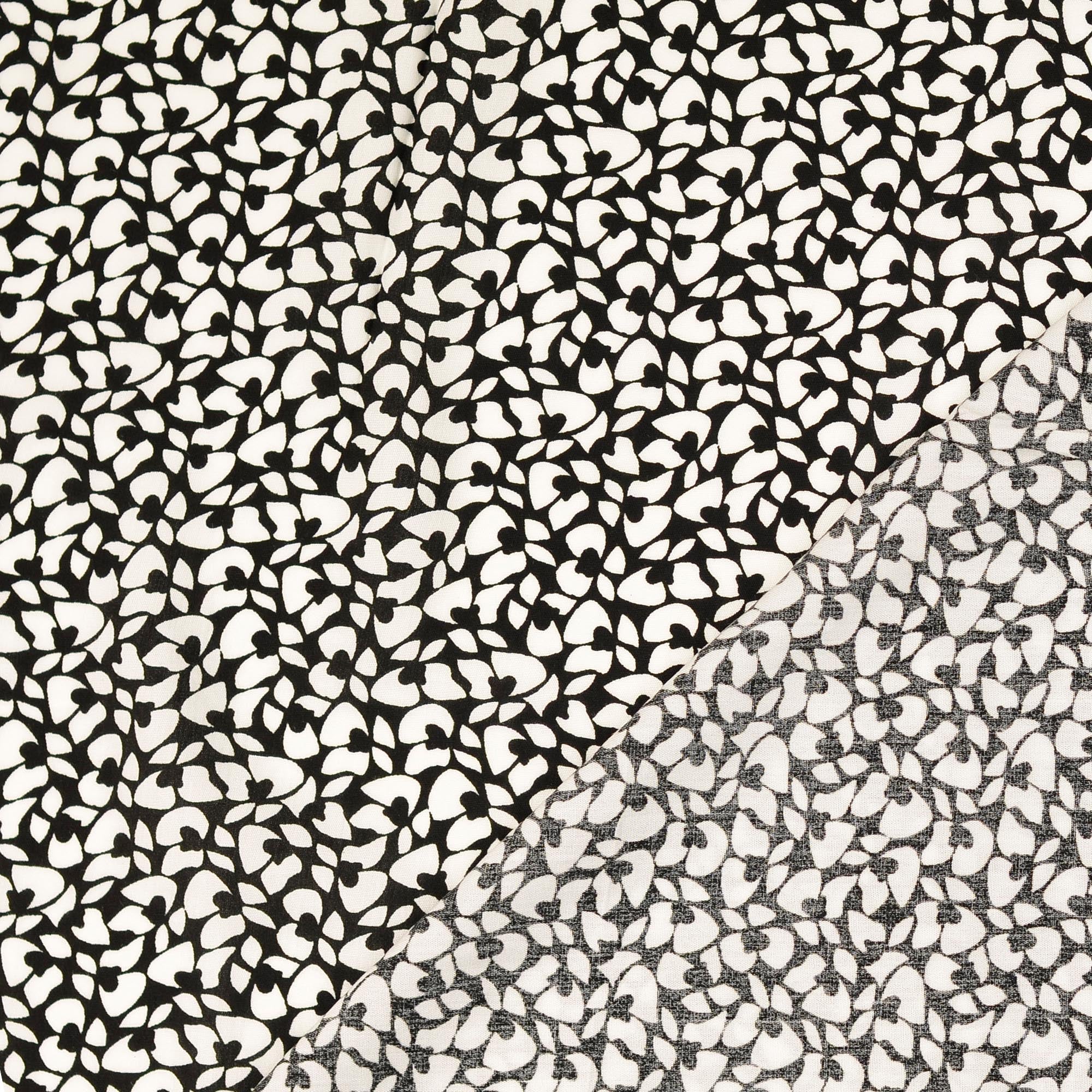 VISCOSE - SMALL FLORALS B&W - 2