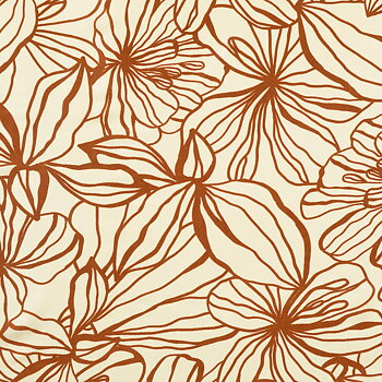 VISCOSE -  FLORALS COPPER