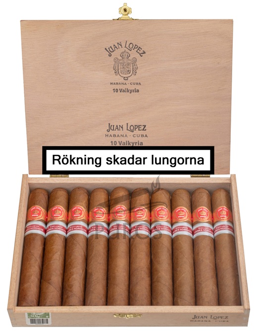 Juan Lopez Valkyria Exclusivo Regional Nordicos 2023 Cigarrlåda 10-pack