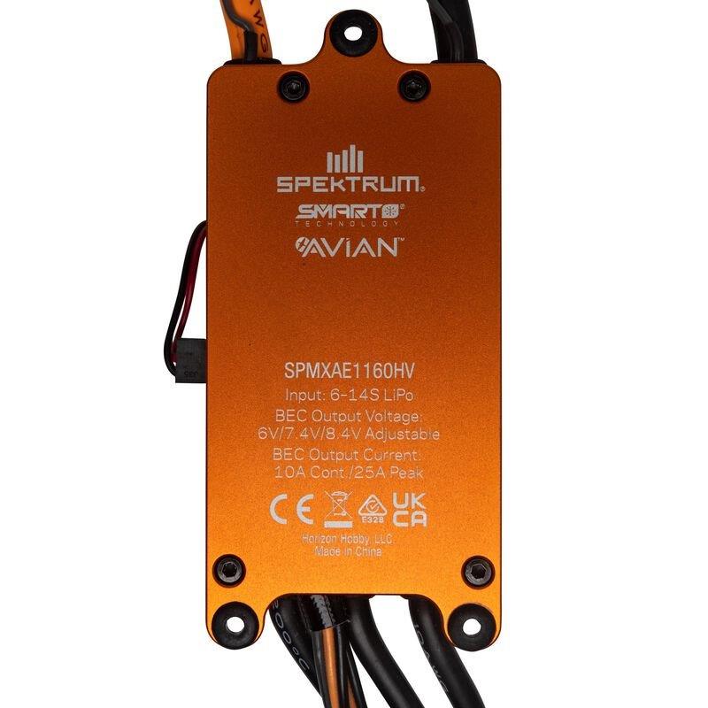 Spektrum Avian 160-Amp HV Brushless Smart ESC 6S-14S - 6
