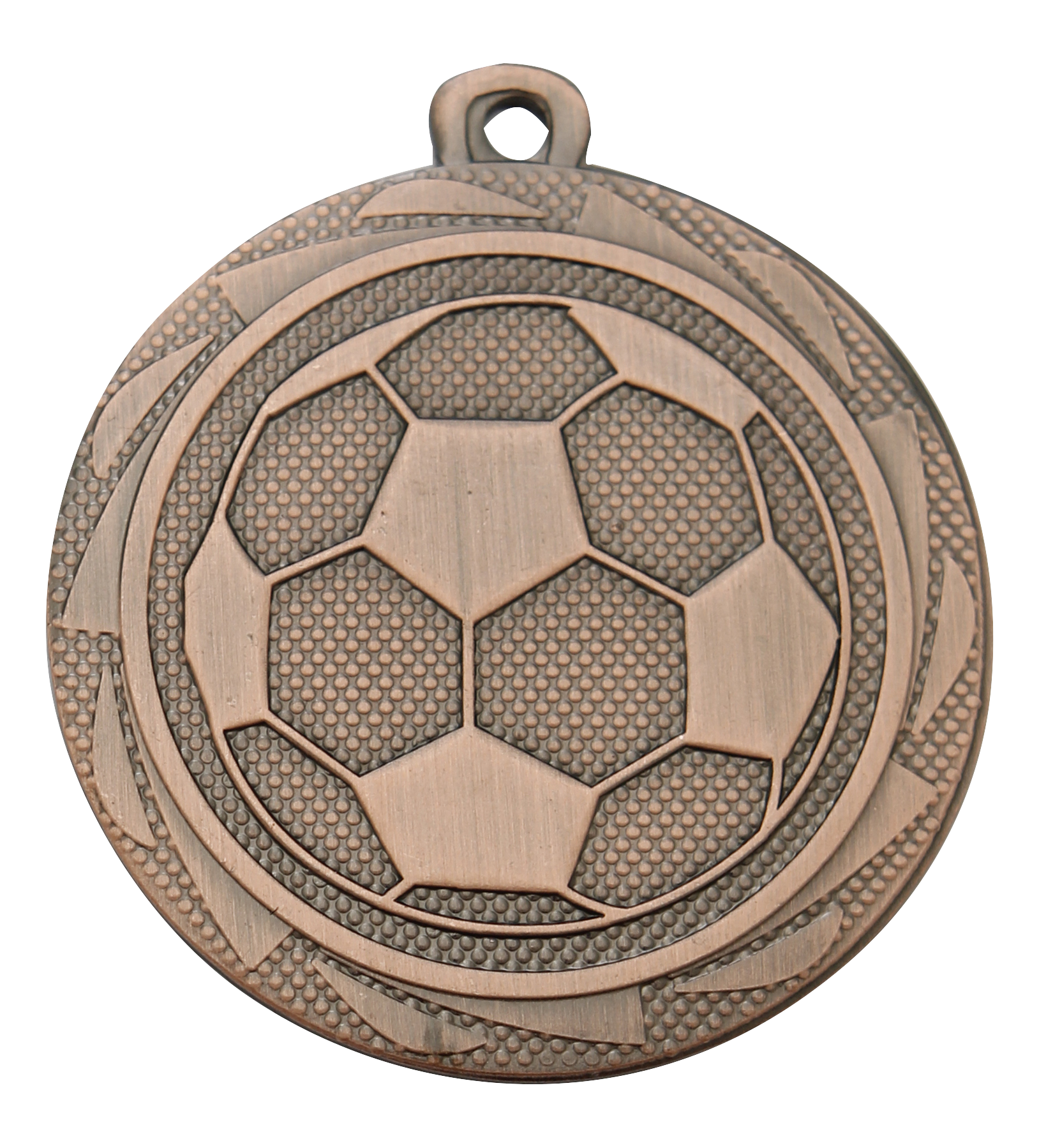 Medaljer 45 mm Fotboll - Guld, Silver, Brons - 3