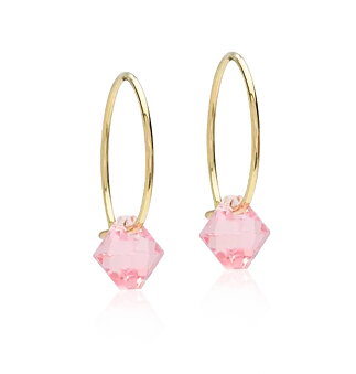 Korvarengas Titanium 14mm Bicone Light Rose Korvarengas Titanium 14mm Bicone Light Rose