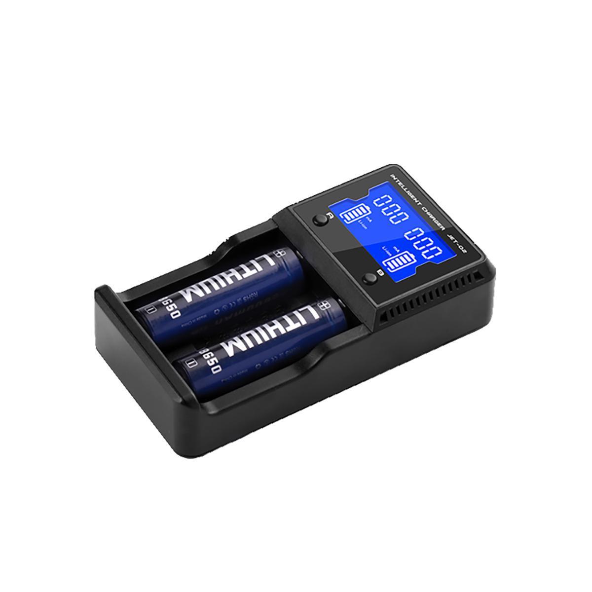 Jetbeam JET-Q2 Digital Display Batteriladdare Universal - 2