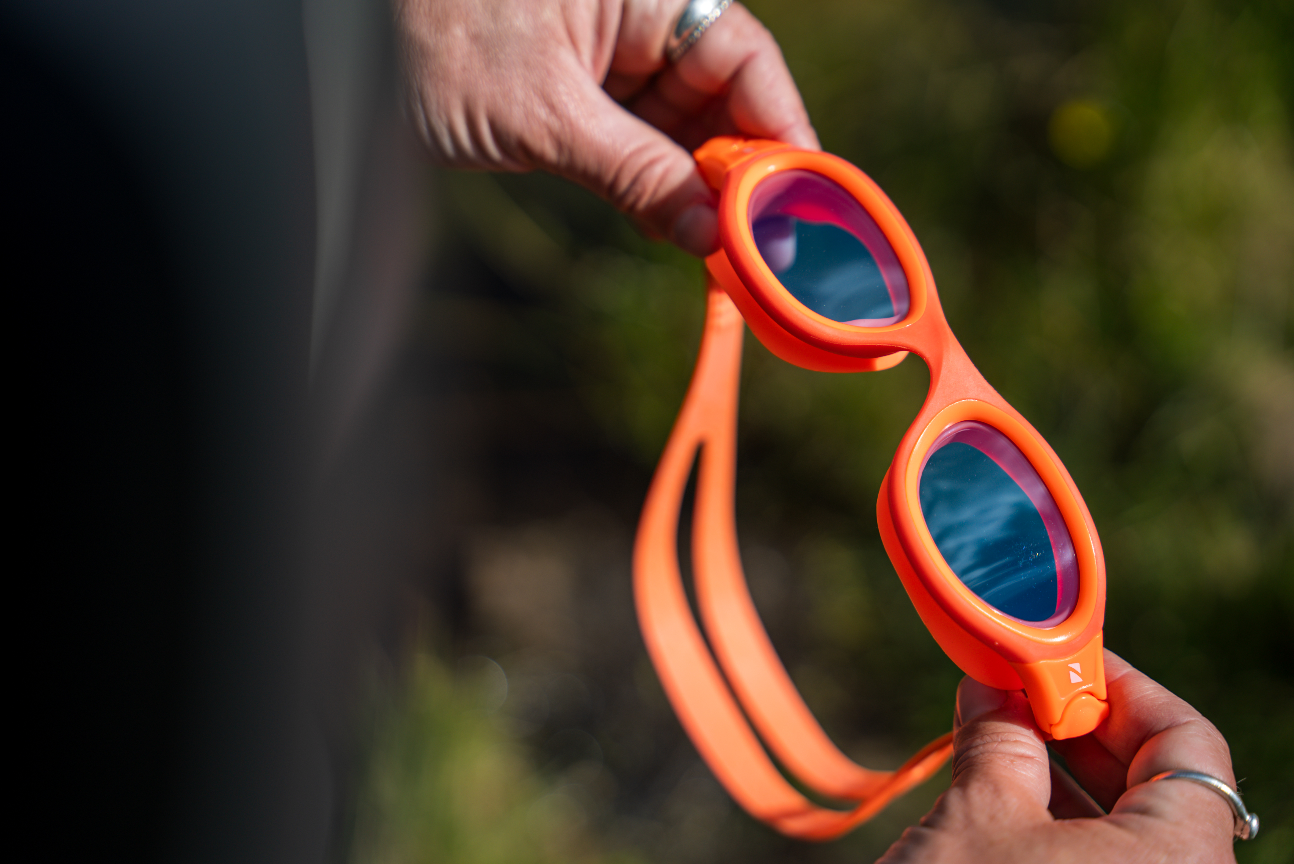 Zone3 Venator-X Swimming Goggles - Orange - Tinted - 4