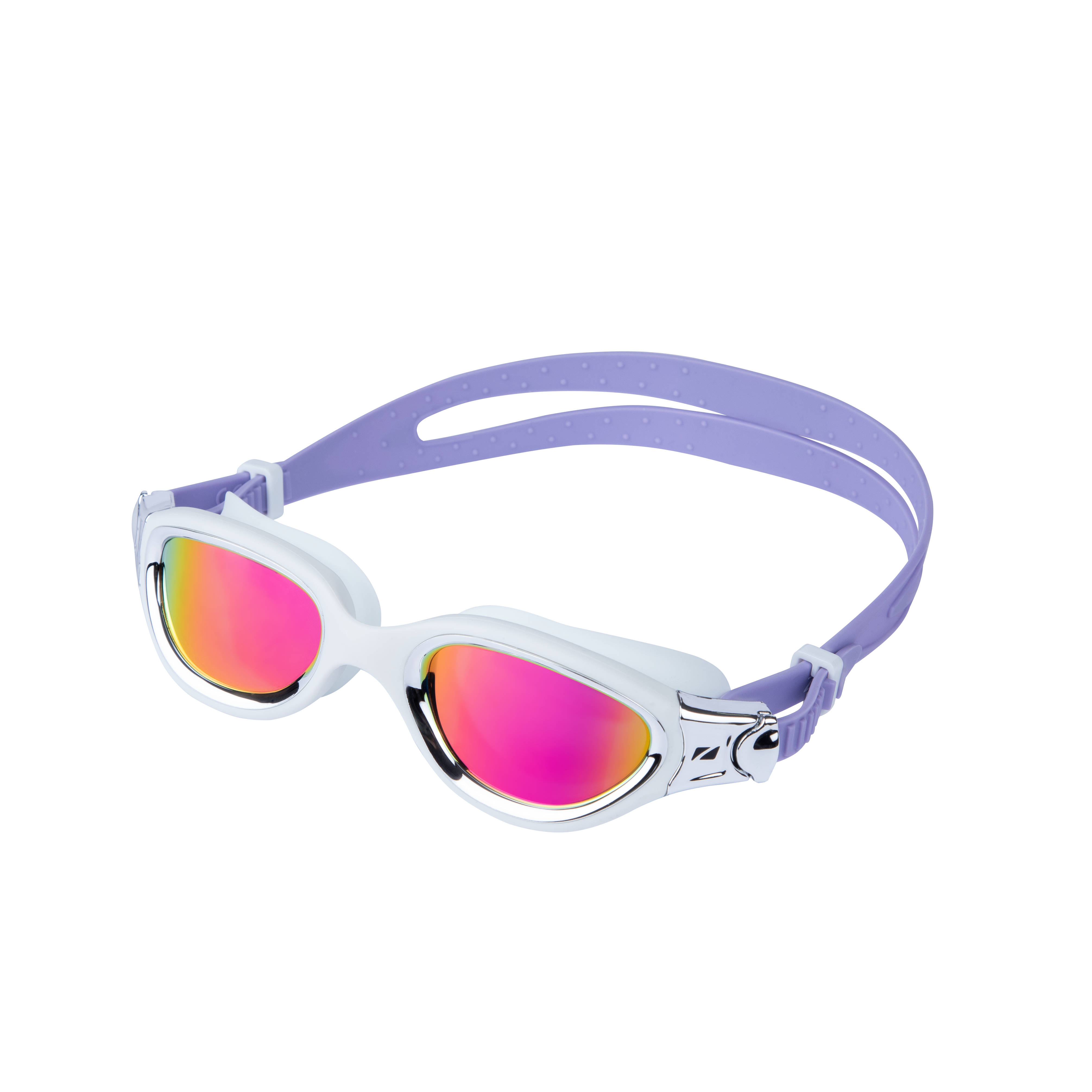 Zone3 Venator-X Swimming Goggles - White/Lilac - Gold/Polarized