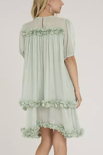 A-View - Daisi Dress Dusty Mint - 2