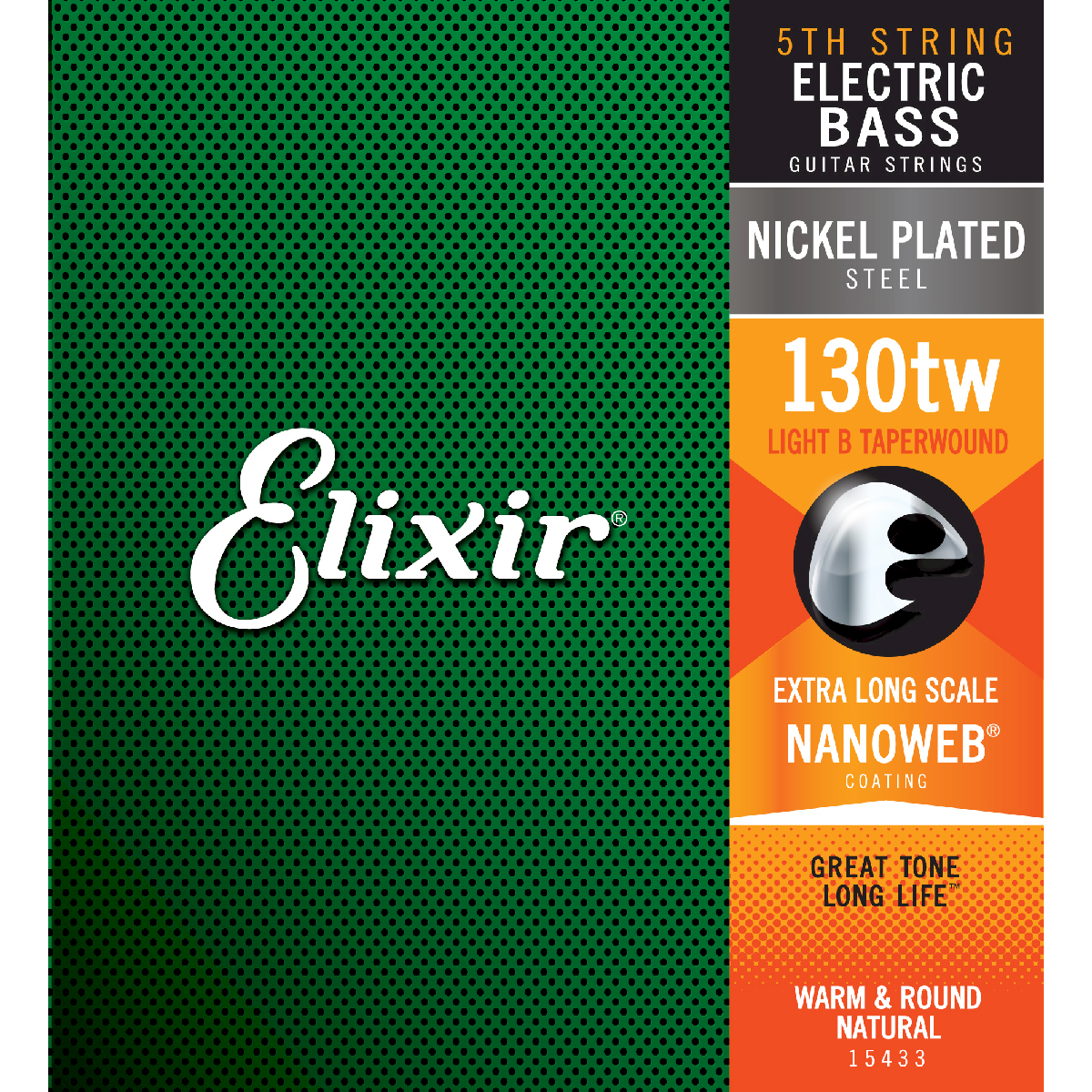 Elixir Nanoweb Elbas Lös Sträng 130TW (Extra long)